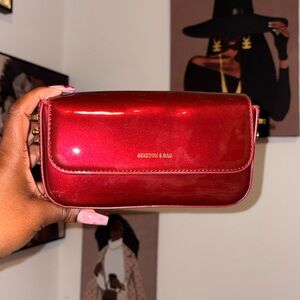Red Women's Clutch/ shoulder bag